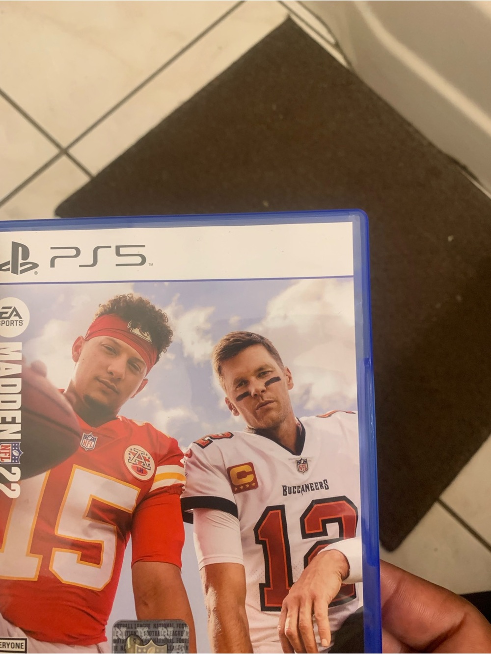 NFL Blue PS5 Game Case with NFL Shop 30% Off Insert